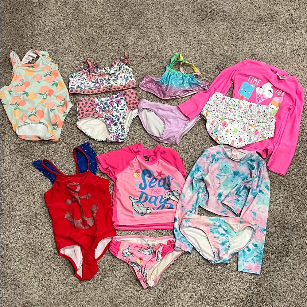 Colorful Kids' Swimwear Set